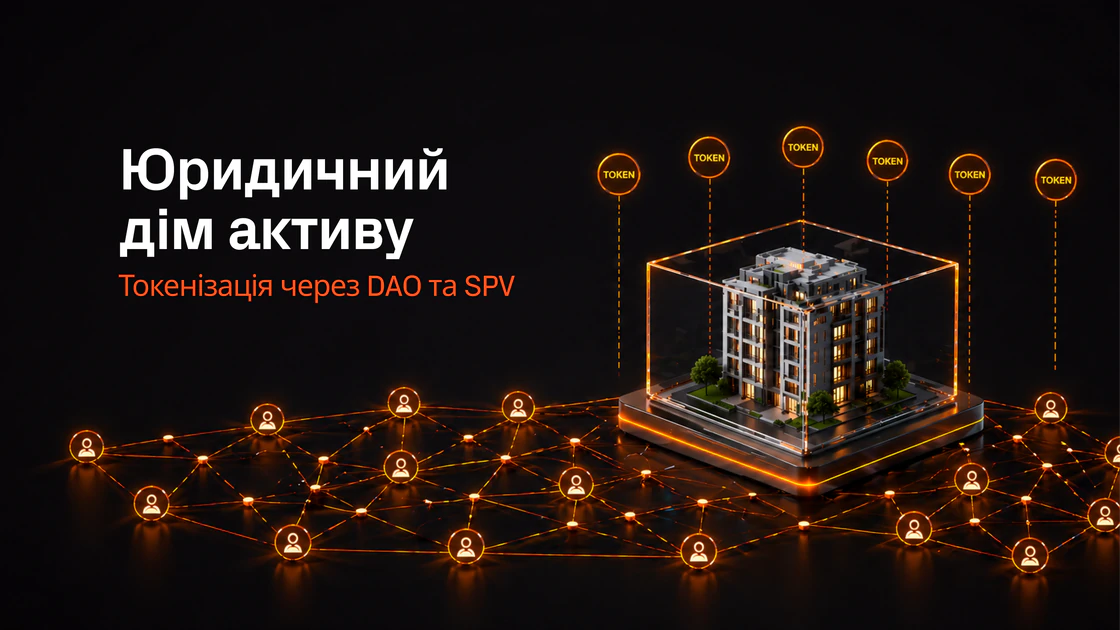 Яку юридичну структуру обрати: DAO чи SPV для токенізації активів